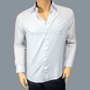 Camisa Slim Fit / (color blanco) – Smart Only